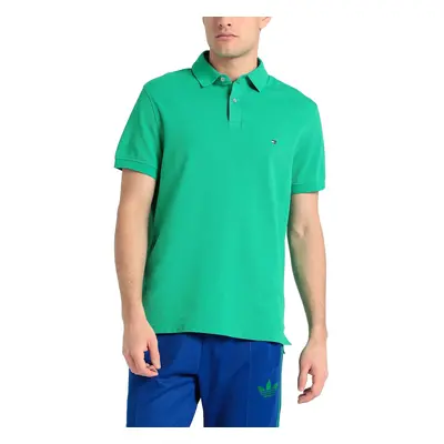 (Emerald Green, L) Tommy Hilfiger Mens Polo Shirts1985 Golf T Shirts