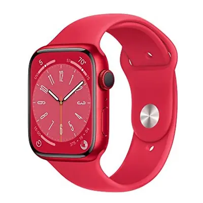 Apple Watch Series 45mm (MNUR3, Product Red Aluminium Product Red Sport Band, S/M)