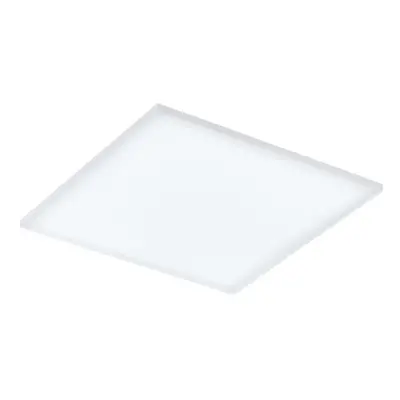 595mm Modern Sleek Ceiling Light White Slim Square Low Profile 33W LED 4000K