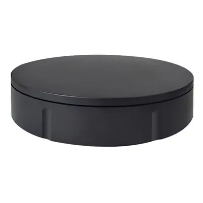 (Black) 22cm Diameter Electric Display Stand Intelligent Remote Control Rotating Table Live Shoo