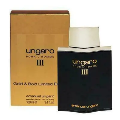 Ungaro III Gold & Bold Limited Edition By Emanuel Ungaro-Edt/Spr-3.4oz/100ml