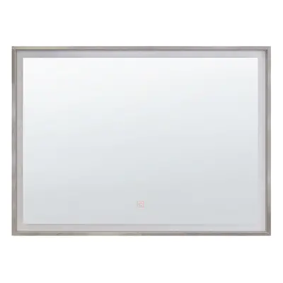 LED Bathroom Mirror ARGENS Silver