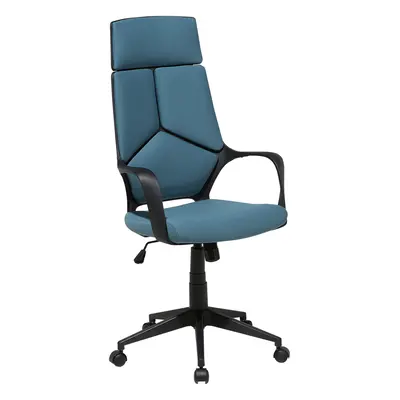 Swivel Office Chair Teal and Black DELIGHT