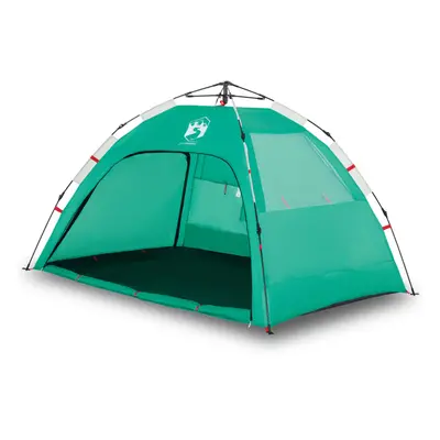 (green) vidaXL Beach Tent 2-Person Lightweight Shelter Tent Quick Release Waterproof