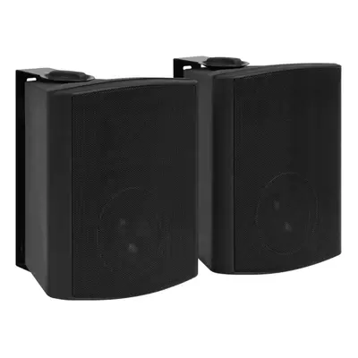 (black, 21.5 x 22.5 x 29) vidaXL Wall-mounted Stereo Speakers Indoor Outdoor Standing Speakers p