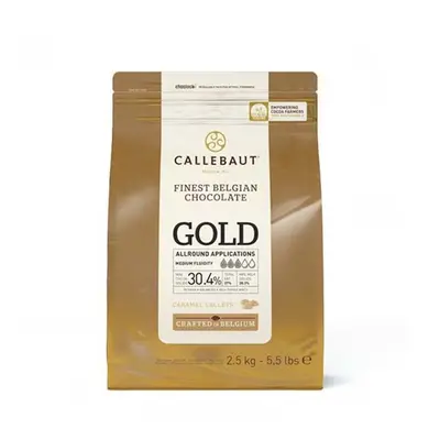 Callebaut Gold 30.4% Finest Caramel Chocolate Callets 2.5kg