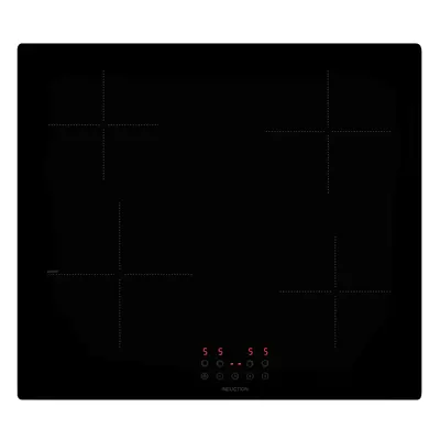 Willow WIH60T 60cm Induction Ceramic Hob, Hardwired Cooking Zones