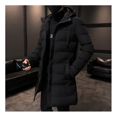 Men Winter Plus Long Warm Thick Hood Parkas Jacket Coat Men Autumn Outwear Outfits Classic Windp