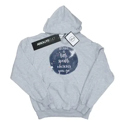 (L, Sports Grey) Disney Womens/Ladies Tinker Bell A Little Sparkle Hoodie