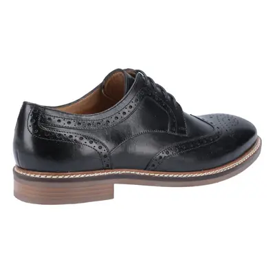 (Black, (Adults')) Hush Puppies Bryson Leather Men's Black Brogues Shoes