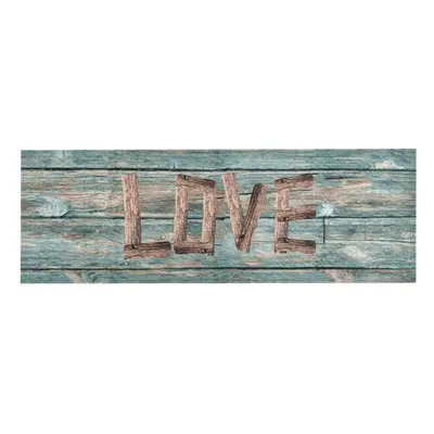 Kitchen Carpet Washable Love 60x300 cm