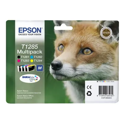 Epson Durabrite T1285 Fox Genuine Multipack Ink Cartridges