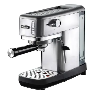 Ariete 1380, Metal Slim Barista Espresso Coffee Maker Machine & Milk Frother