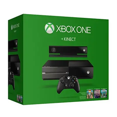 Xbox One 500GB Console with Kinect Bundle Includes Chat Headset