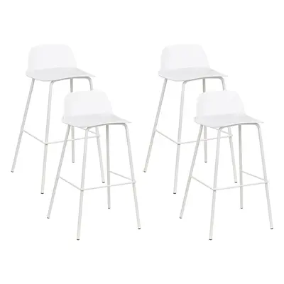 Set of Bar Chairs MORA White