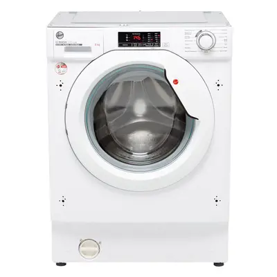 Hoover H-WASH HBWS48D1W4 Integrated 8kg Washing Machine with rpm - White - B Rated