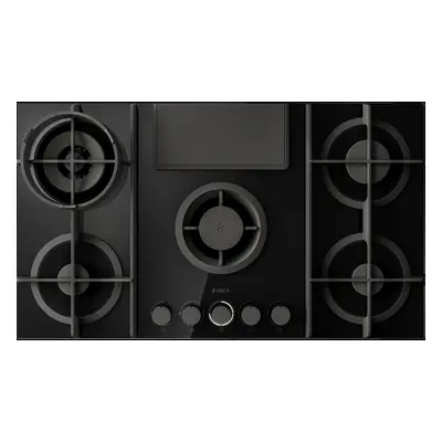 Elica NT-FLAME BG DO 88cm Venting Gas Hob - Black