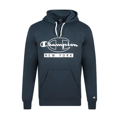 Champion New York Logo Navy Blue Hoodie