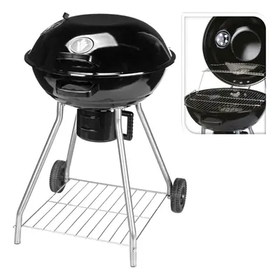 Charcoal BBQ Grill Round Barbecue Patio Outdoor Picnic Meat Fish