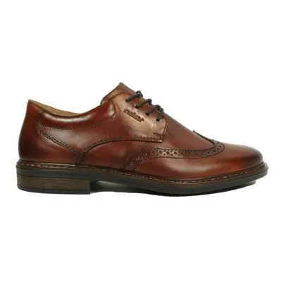 (10.5 (Adults')) | Peanut Leather | Men's Semi Brogue Shoes