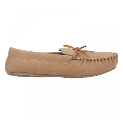 (7 (Adults')) Clyde | Tan | Men's Loafer Slippers