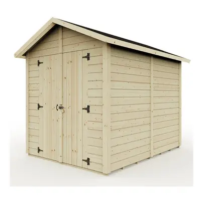 (8ft x 6ft) Everest Security Shed with Apex Roof and Double Door