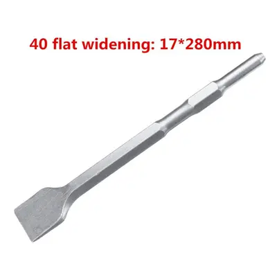 (50 flat widening:17X280mm) 17mm SDS Plus Chisel Flat/Point/U Type For Electric Hammer Drill Jac