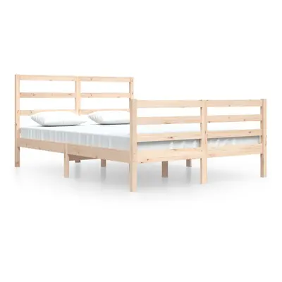 (brown, x cm) vidaXL Solid Wood Pine Bed Frame Wooden Bedstead Bed Base Multi Colours/Sizes