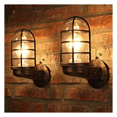 Wall Lamp Iron Rustic Copper Steampunk Lamp Sconce