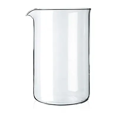 1512-10 Cup Coffee Press Beaker, Glass - Transparent, 1.5L