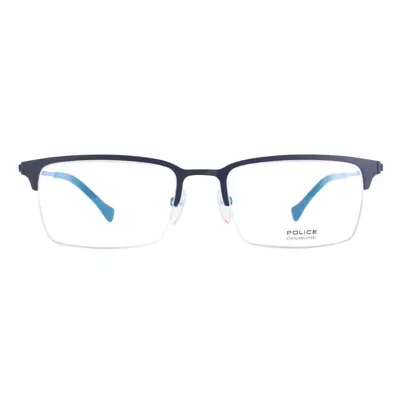 Police Glasses Frames Score VPL290 0KAB Blue Men