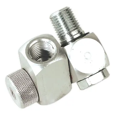 Z-Swivel Air Hose Connector with Regulator - 1/4" BSP Connection - Air Valve