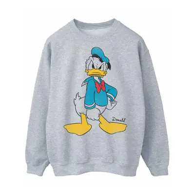 (3XL, Sports Grey) Disney Mens Angry Donald Duck Sweatshirt