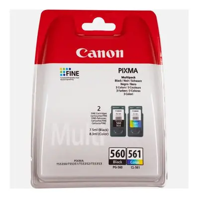 Canon 3713C005 (PG-560 CL 561) Ink cartridge multi pack, 7,5ml + 8,3ml, Pack qty