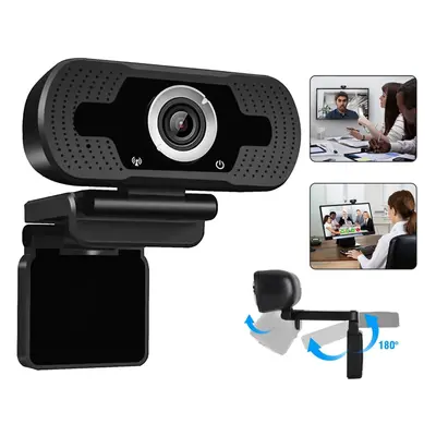 110 Wide Angle Auto focus USB Webcam Conference Live Computer Camera Built-in Noise Reduction Mi