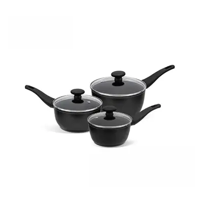 Prestige Thermo Smart Saucepan Set Non Stick Induction Hob Pans - Pack of