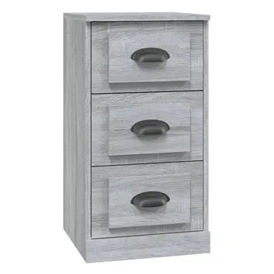 (grey sonoma) vidaXL Sideboard Cabinet Cupboard Highboard Home Organiser Engineered Wood