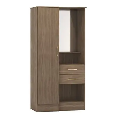 Nevada Vanity Door Wardrobe Rustic Oak Effect