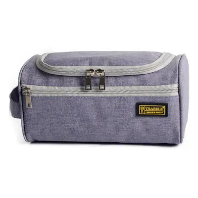 (Purple) Oxford Cloth Makeup Bags Large Storage Cosmetic Bag