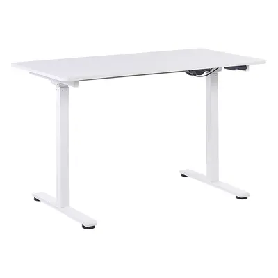 Adjustable Desk Electric White GRIFTON