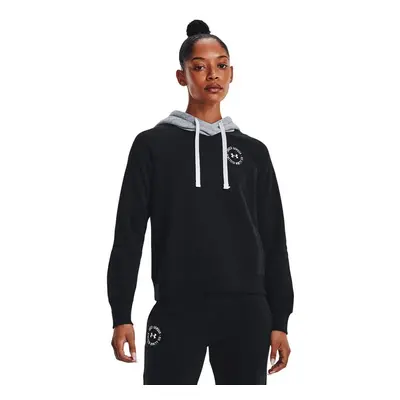 Women's Under Armour Rival Fleece CB Hoodie black 001