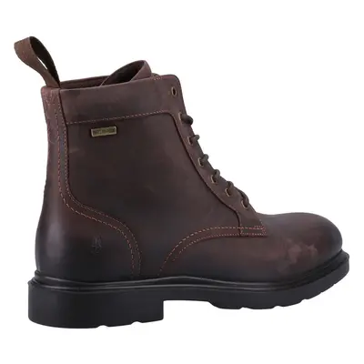 (Brown, (Adults')) Hush Puppies Porter Leather Men's Brown Boots