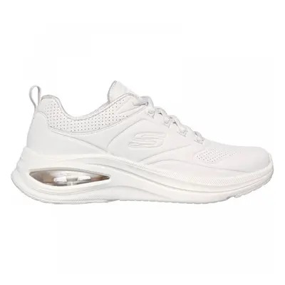 (4 (Adults')) Skech-Air Meta Extraordinaire | Off White | Women's Cushioned Lace Up Trainers