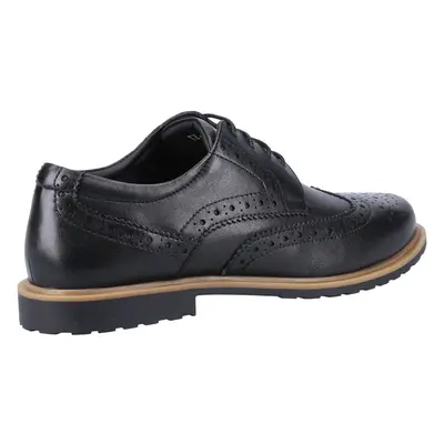 (Black, (Adults')) Hush Puppies Verity Leather Women's Black Brogues Shoes