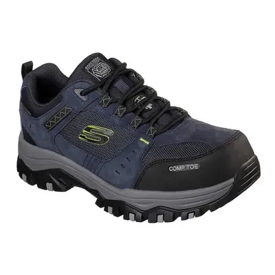 (12 UK, Navy) Skechers Mens Greetah Workwear Composite Toe Shoe