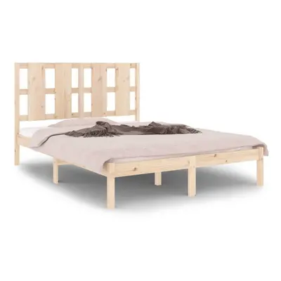 (brown, x cm) vidaXL Solid Wood Pine Bed Frame Wooden Bedstead Bed Base Multi Colours/Sizes