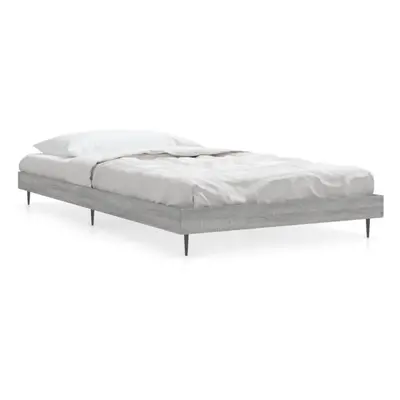 (grey sonoma, x cm) vidaXL Bed Frame Bedroom Platform Bed Frame Bedstead Bed Base Engineered Woo