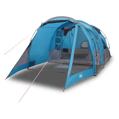 (blue, 4-person) vidaXL Family Tent 6-Person Outdoor Lightweight Tent Camping Tent Waterproof