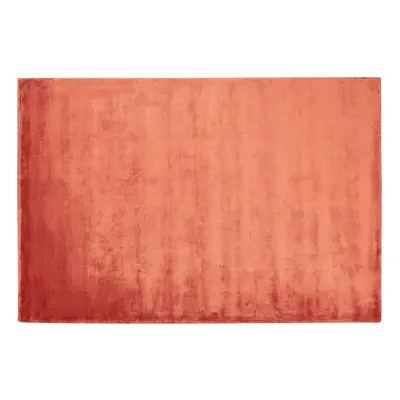 Viscose Area Rug x cm Orange GESI II