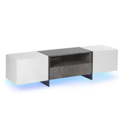 TV Stand LED RUSSEL White